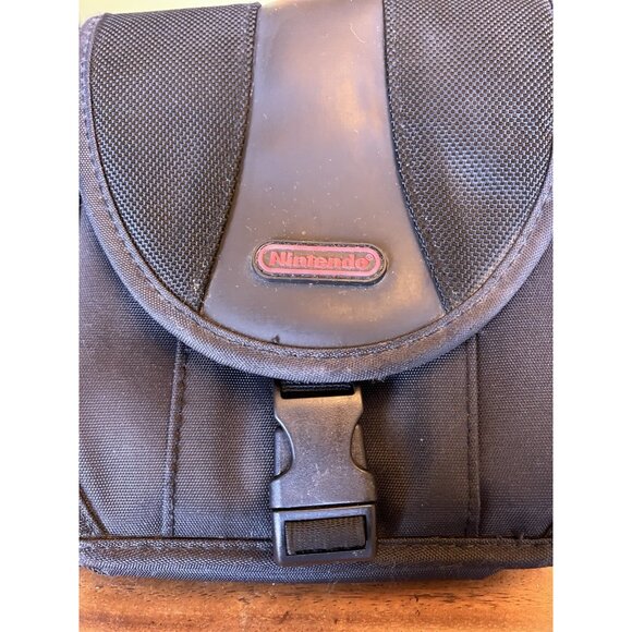 Nintendo 3DS Case Tote Black Cross Body Carrying Organizer Storage - NO STRAP - Picture 3 of 14